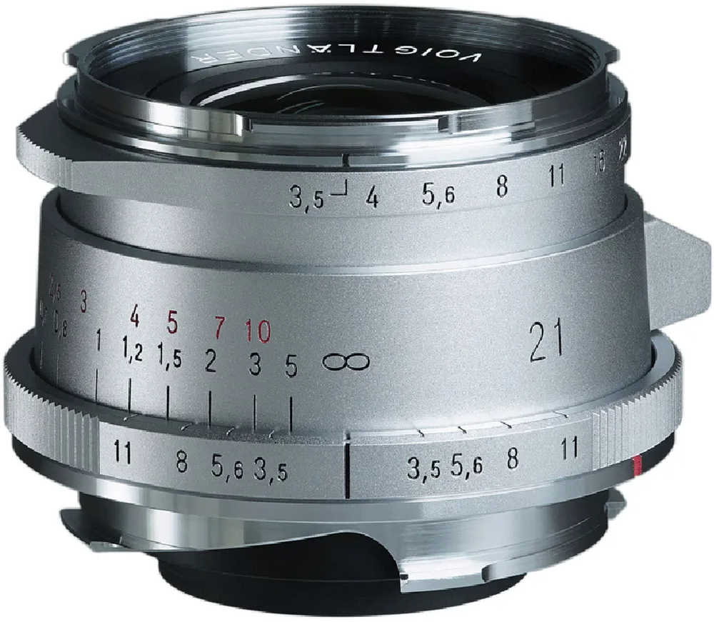 Voigtländer Color-Skopar 21mm f3,5 VM II asphärisch silber