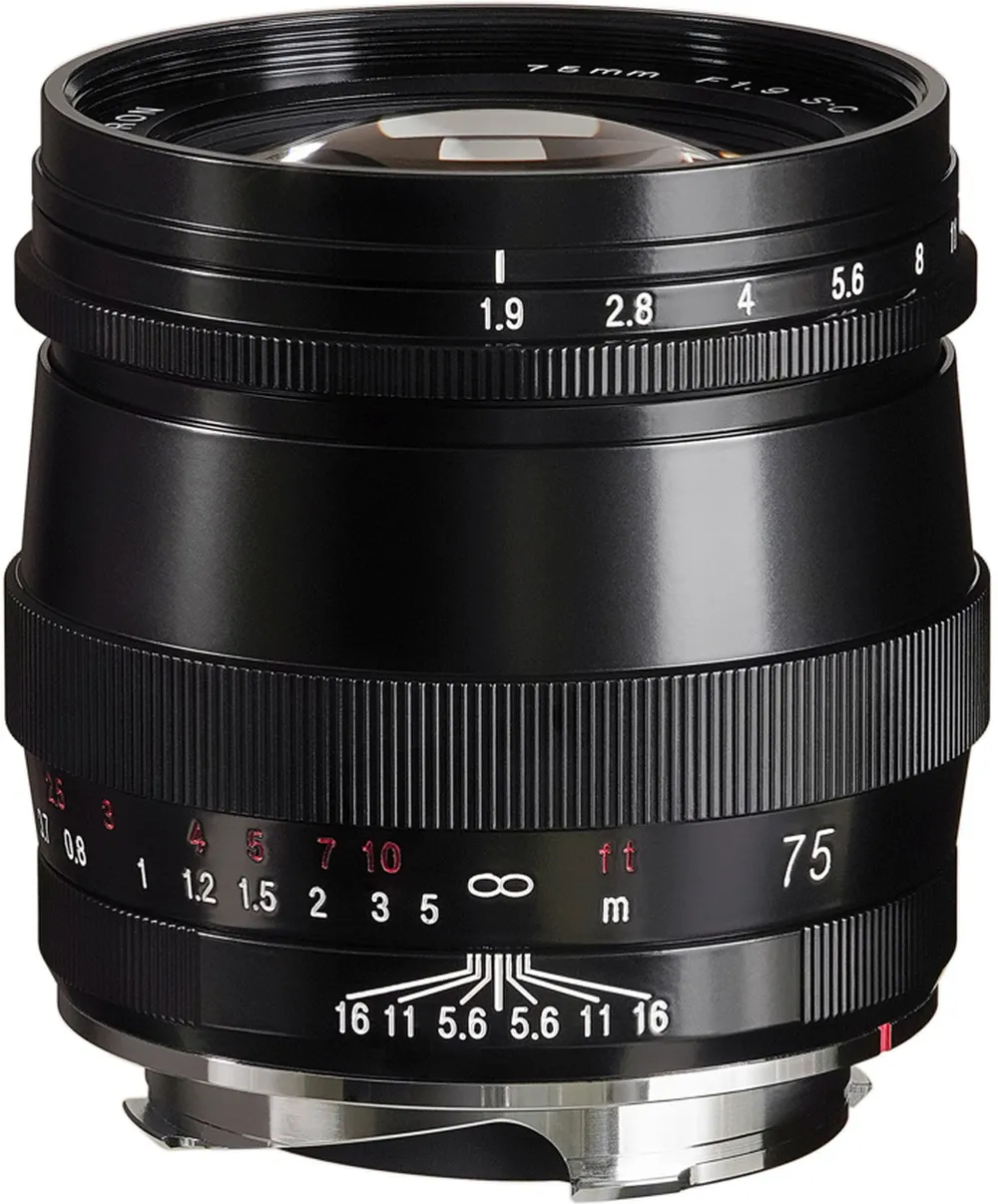 Voigtländer Ultron 75mm f1,9 S.C. VM schwarz