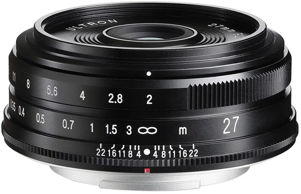 Voigtländer Ultron 27mm f2 Fuji X-Mount schwarz