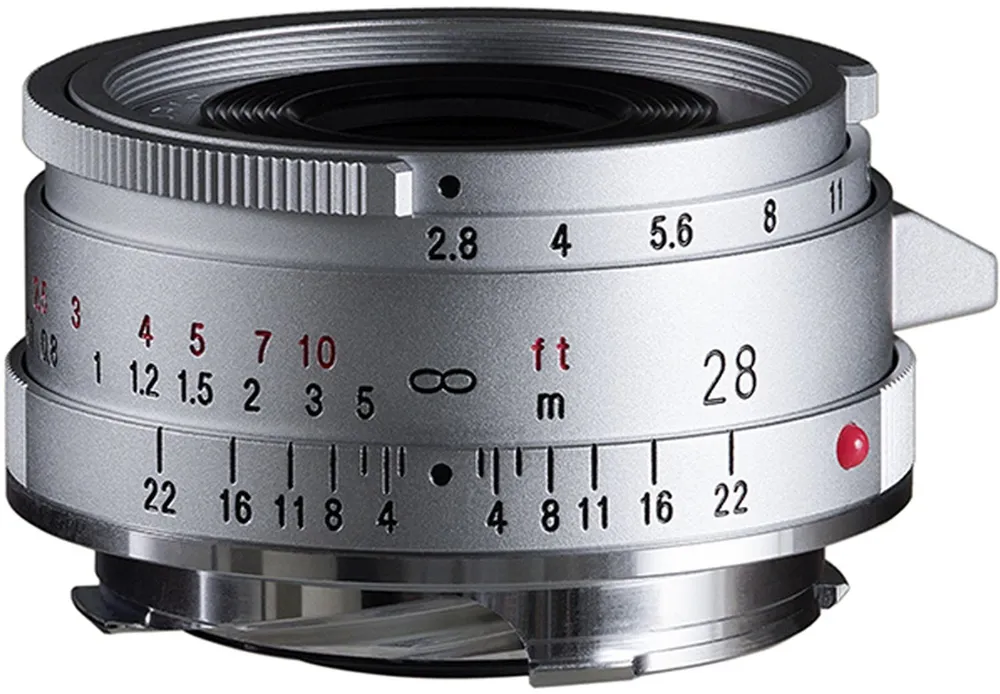 Voigtländer Color-Skopar 28mm f2,8 Type II VM asphärisch silber
