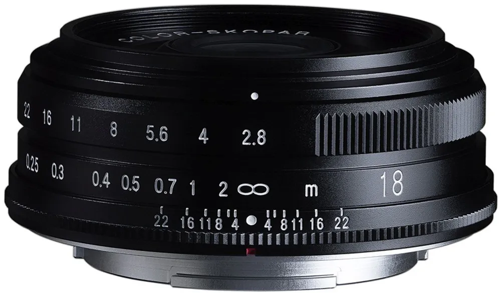 Voigtländer Color-Skopar 18mm f2,8mm Fujifilm X-Mount schwarz