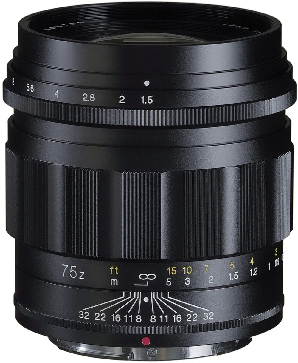 Voigtländer Nokton 75mm f1,5 Nikon Z-Mount asphärisch schwarz