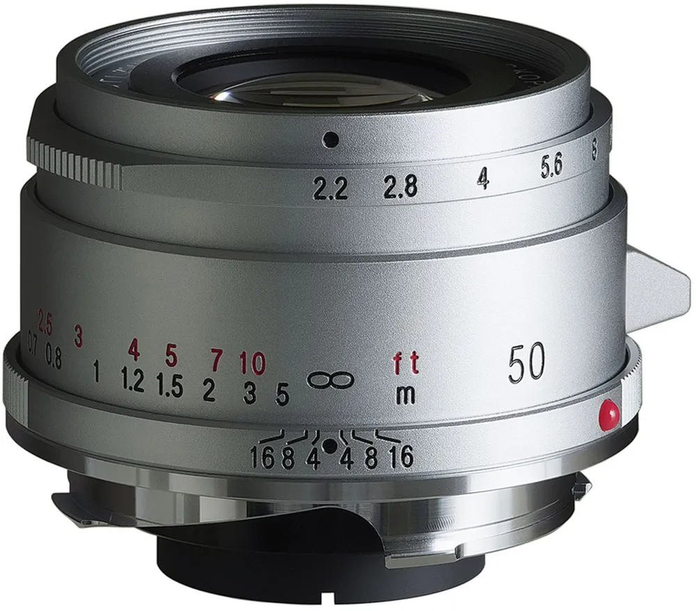 Voigtländer Color-Skopar 50mm f2,2 VM silber