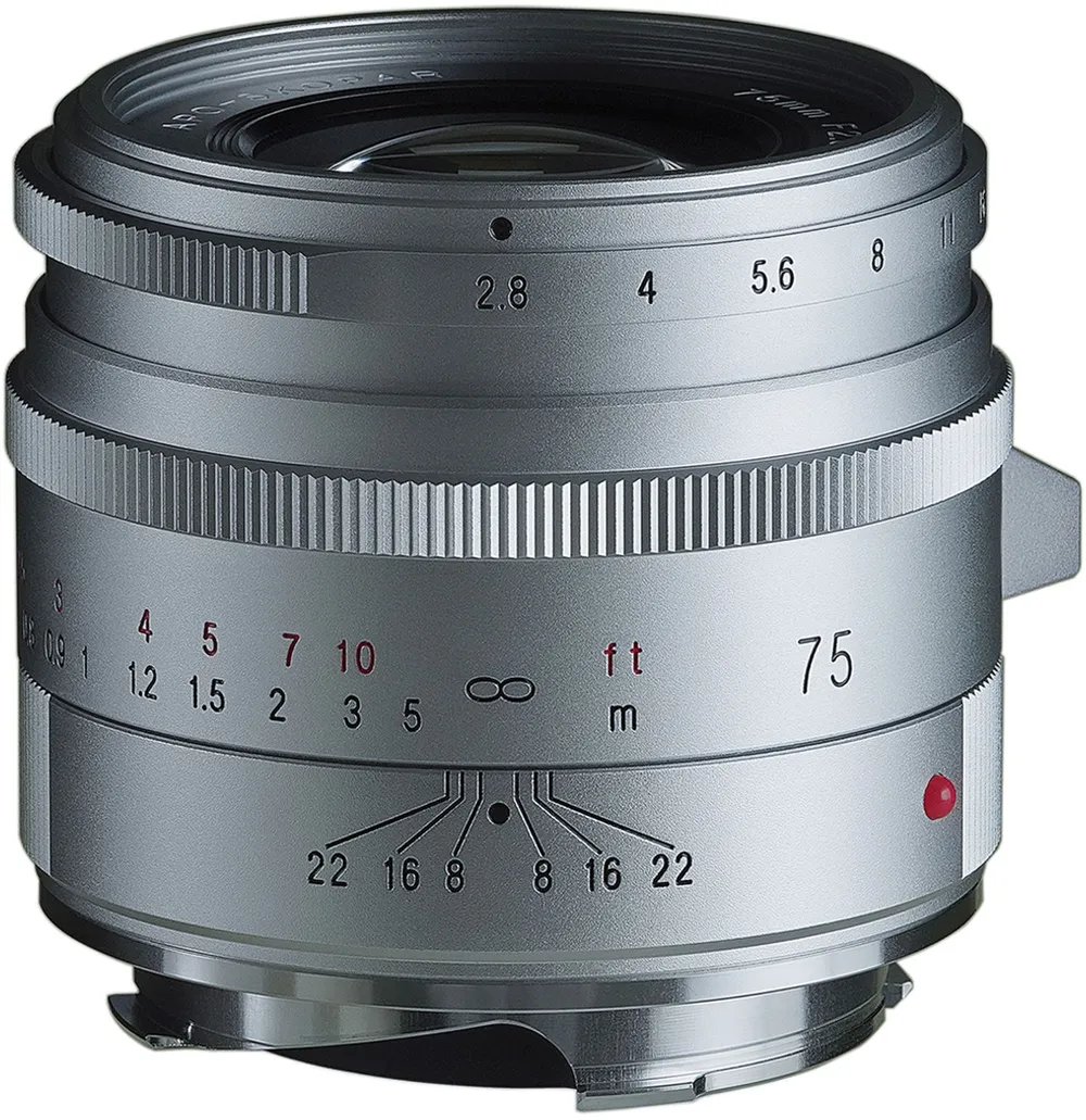 Voigtländer APO-Skopar 75mm f2,8 VM silber