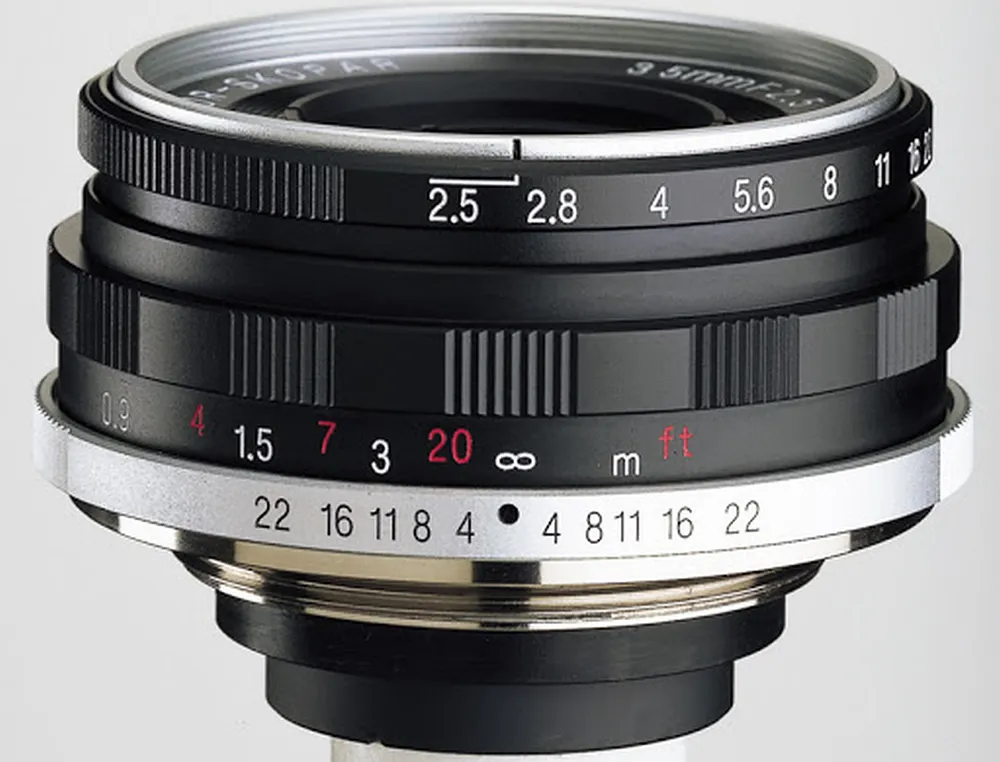 Voigtländer Color-Skopar 35mm f2,5 Pancake II VM schwarz