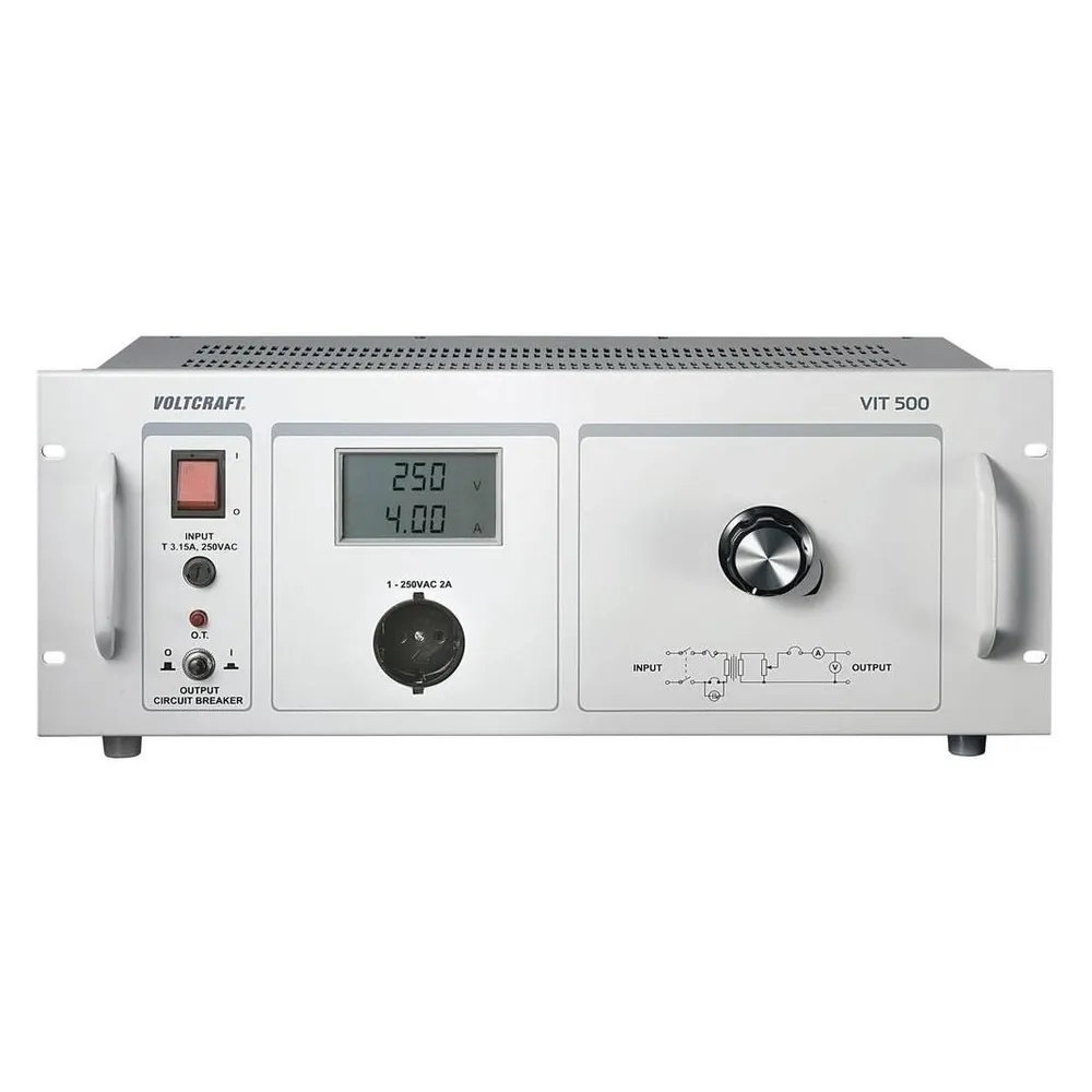 Voltcraft Labor-Trenntrafo einstellbar VIT 500 1 -