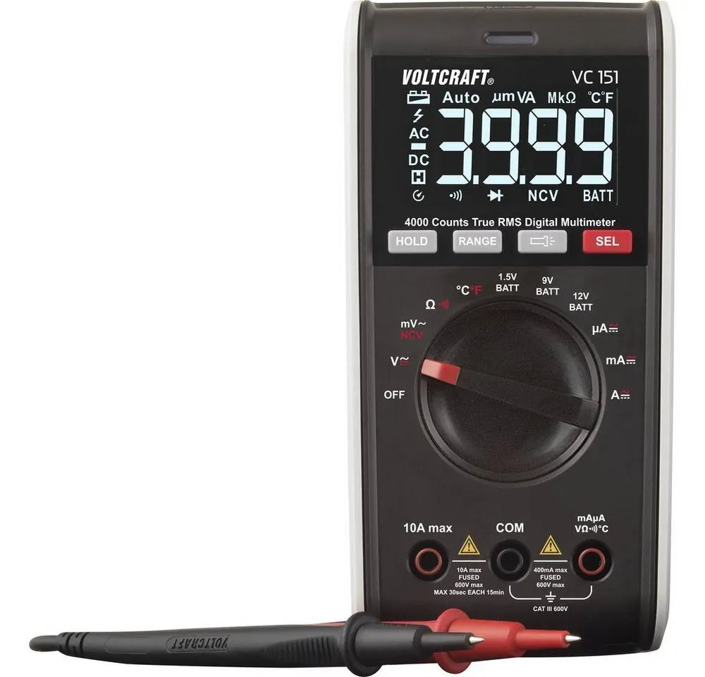 VOLTCRAFT Multimeter Digital Multimeter VC-12232385