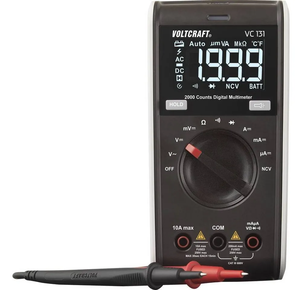 VOLTCRAFT Multimeter Digital Multimeter VC-12232380