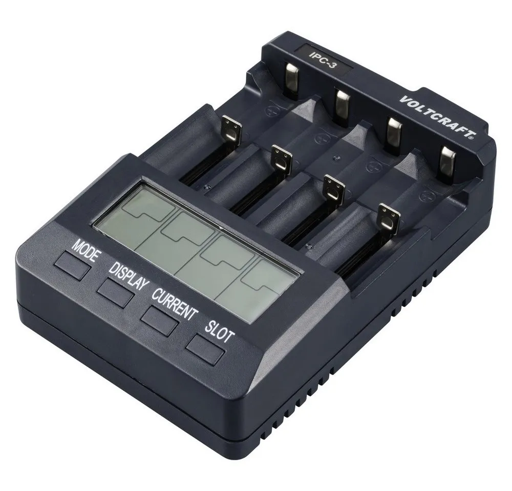 VOLTCRAFT VOLTCRAFT IPC-3 Rundzellen-Ladegerät LiIon, NiCd, NiMH 10440, 14500, 1 Rundzellen-Lader