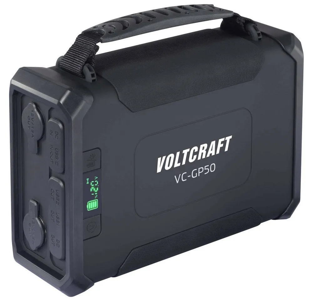 VOLTCRAFT VOLTCRAFT VC-GP50 Powerbank 96000 mAh USB PD 2.0 Li-Ion Schwarz (matt Powerbank 96000 mAh