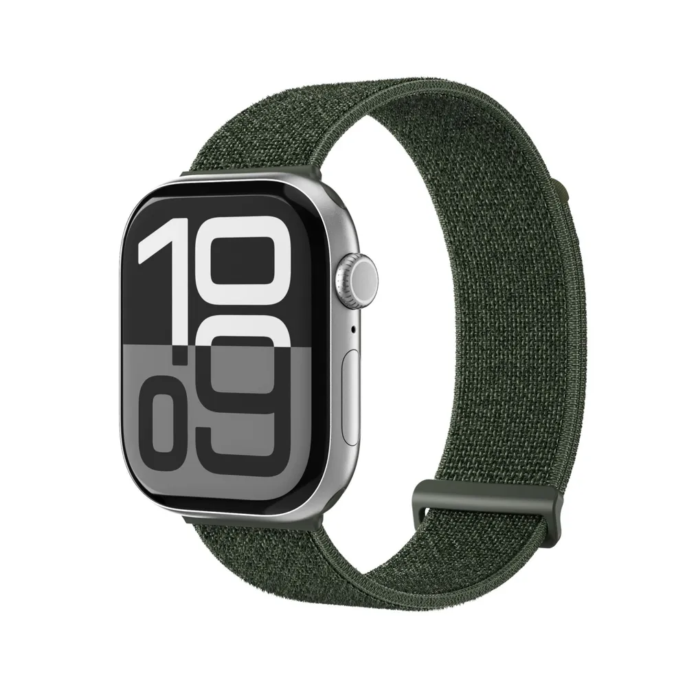 Vonmählen Fitness Loop 2 für Apple Watch, Olive, 38/40/41/42mm (Series 10/11), Nylon