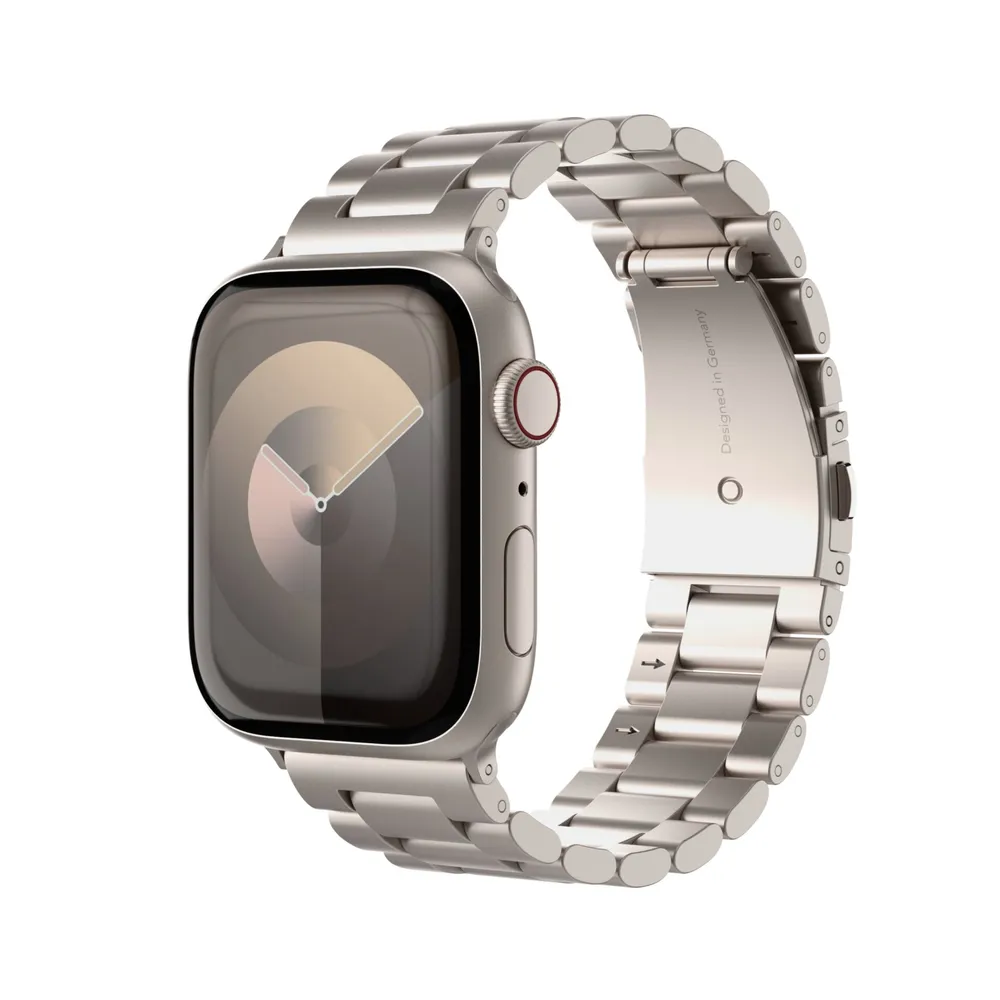 Vonmählen Link Bracalet 2 für Apple Watch 42 (Series 1/2/3)/44/45/46/49mm, Champagne, Champagne, 42 (Series 1/2/3)/44/45/46/49mm, Edelstahl