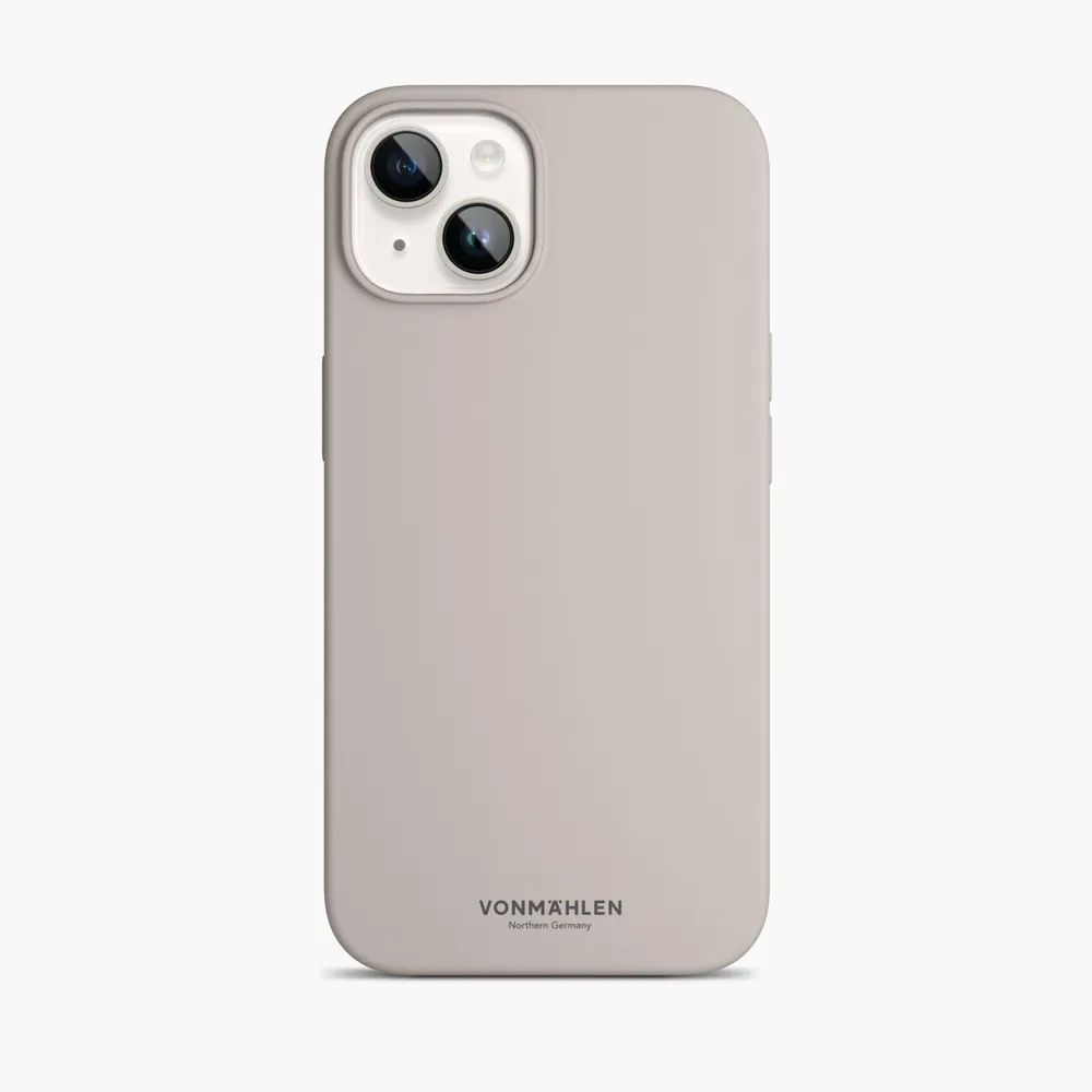 Eco Silicone Case - Schutzhülle aus Silikon, MagSafe kompatibel, für iPhone 14, Cream Handyhülle
