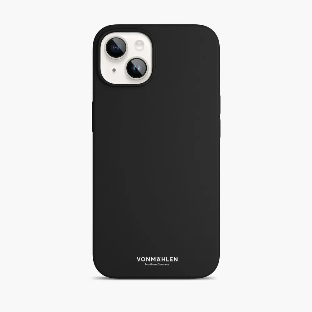 Eco Silicone Case - Schutzhülle aus Silikon, MagSafe kompatibel, für iPhone 14, Black Handyhülle