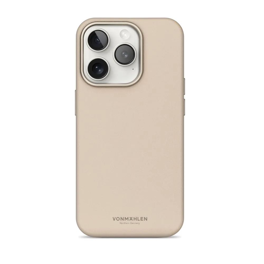 Vonmählen Vegan Leder Case für iPhone 17 Pro, Cream