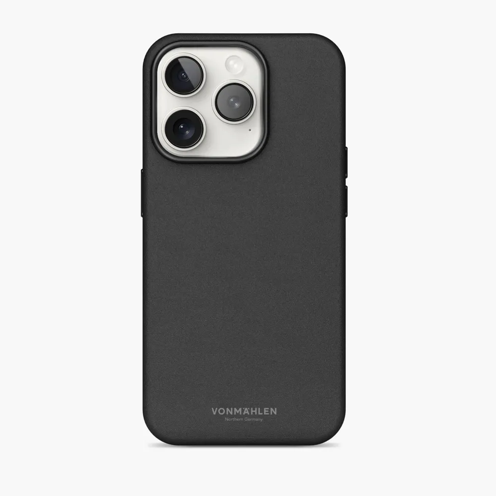 Like Leather Case - Schutzhülle, MagSafe kompatibel iPhone 16 Pro, Black Handyhülle