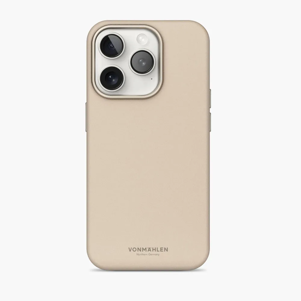 Like Leather Case - Schutzhülle, MagSafe kompatibel iPhone 16 Pro, Cream Handyhülle