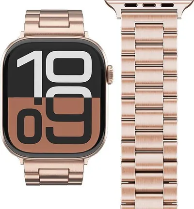 Link Bracelet 2 - Armband für Apple Watch, 44 | 45 | 46 | 49mm One Size, Rose Gold