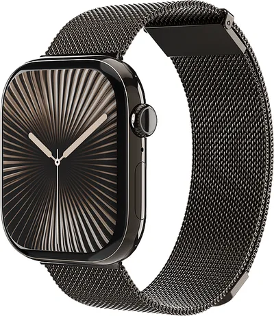 Milanese Loop 2 - Armband für Apple Watch 40 / 41 / 42mm, Granite Grey