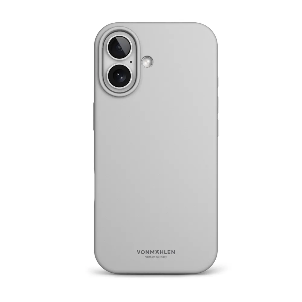 Vonmählen Soft Silikon Case für iPhone 17, Light Gray