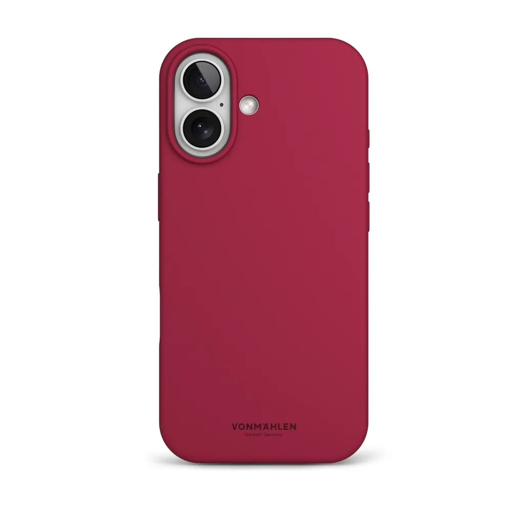 Vonmählen Soft Silikon Case für iPhone 17, Dark Red