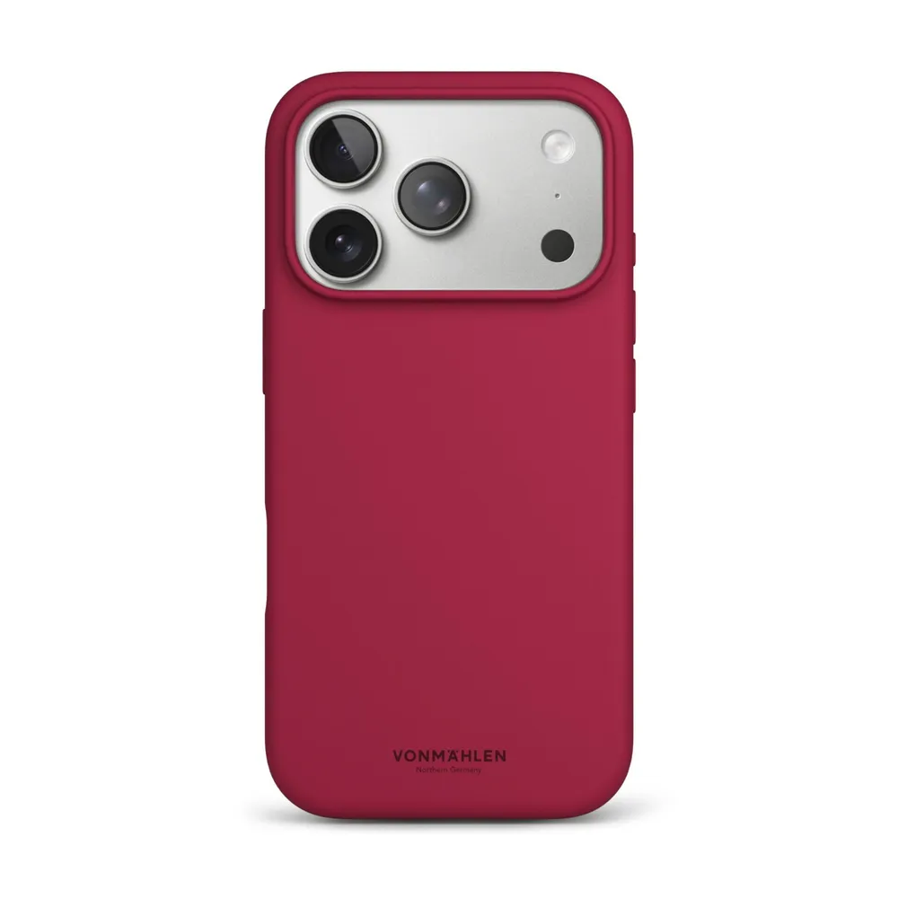 Vonmählen Soft Silikon Case für iPhone 17 Pro, Dark Red