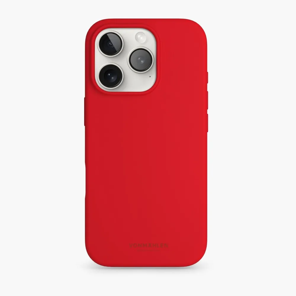 Soft Silicone Case - Schutzhülle aus Silikon, MagSafe kompatibel iPhone 16 Pro Max, Cherry Blossom Handyhülle
