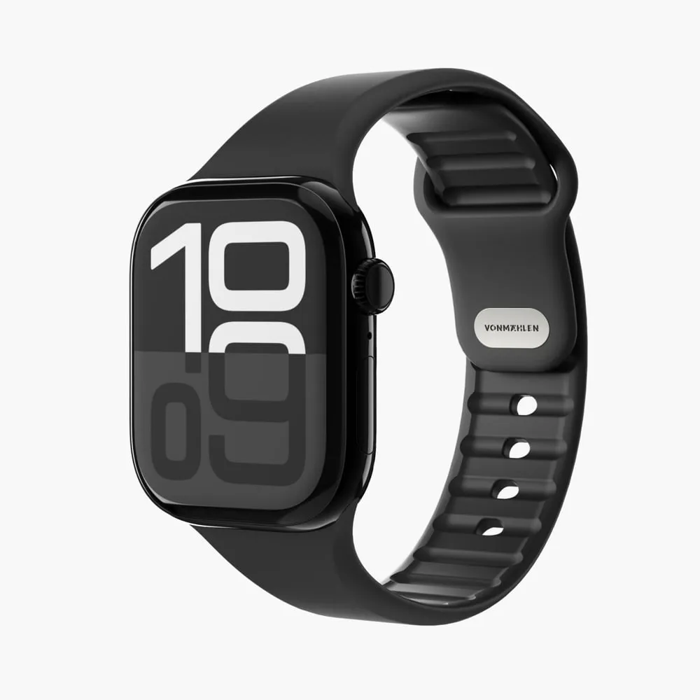 Watch Strap - Classic Band 2 - Armband für Apple Watch 44 / 45 / 46 / 49 mm, Black Armband