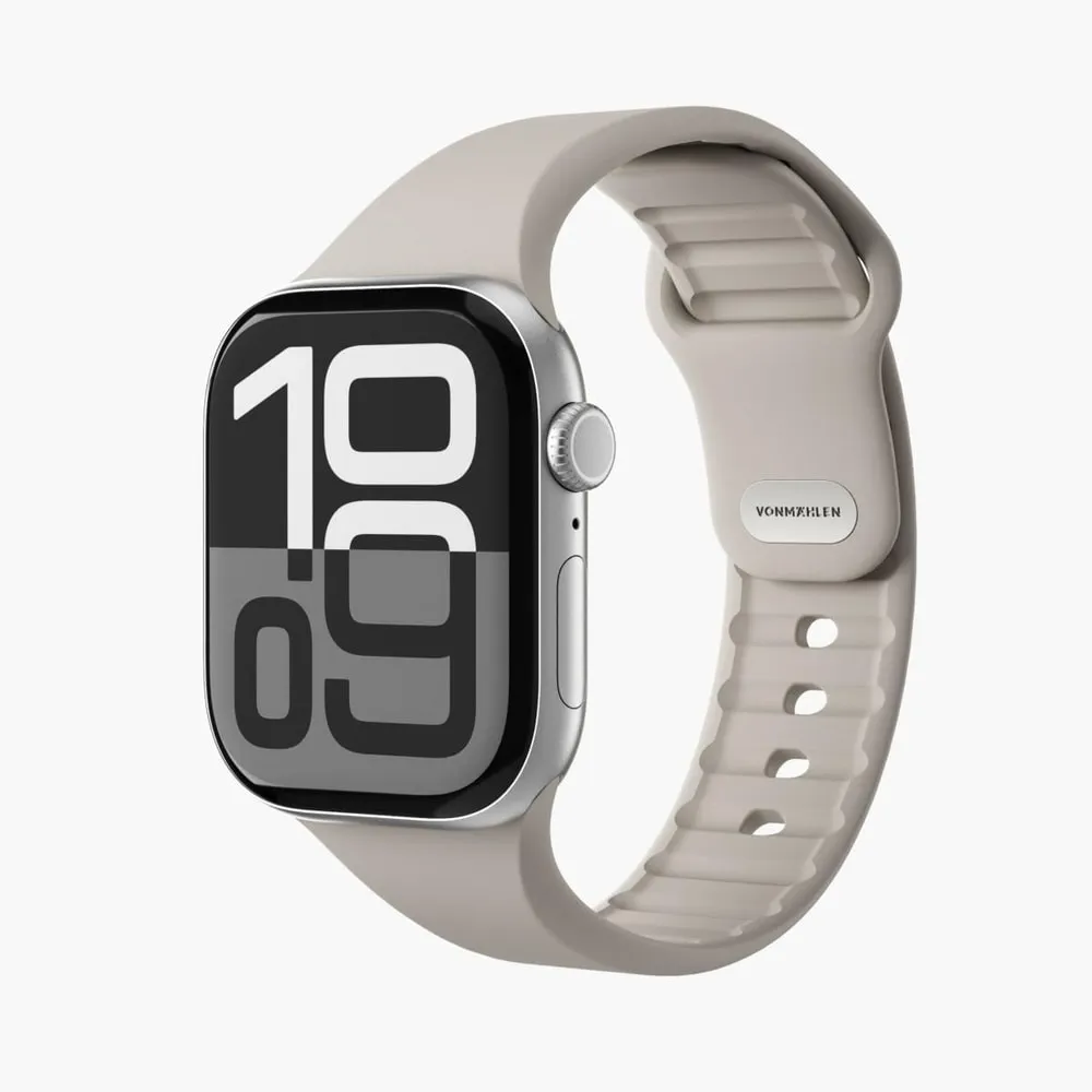 Watch Strap - Classic Band 2 - Armband für Apple Watch 44 / 45 / 46 / 49 mm, Cream Armband