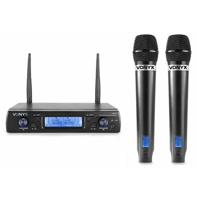 Mikrofon Vonyx WM62 UHF 16 Kanäle mit 2 Handmikrofonen