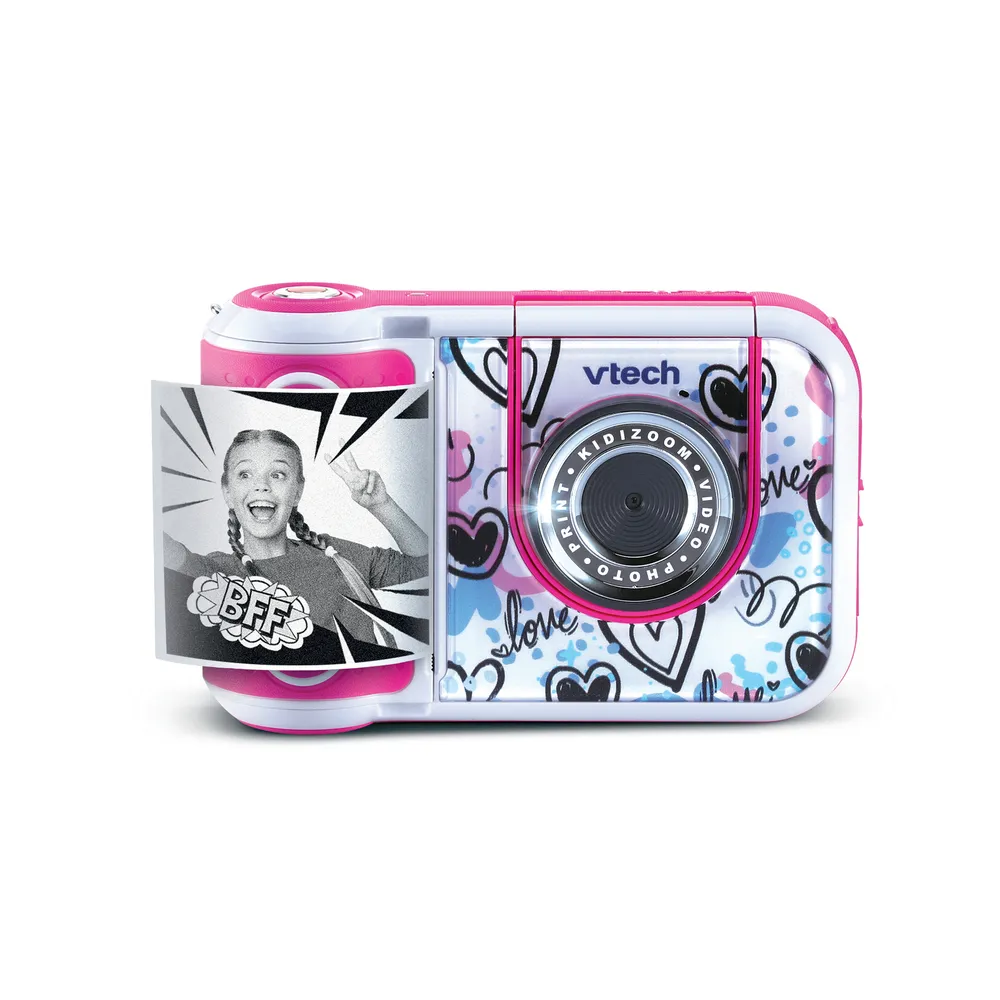 Sofortbildkamera VTech Kidizoom Print Cam Blitz Thermodruck Rosa