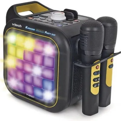 Lautsprecher VTech Karaoke Party Duo Bluetooth 40W mit 2 drahtlosen Mikrofonen und Effekten