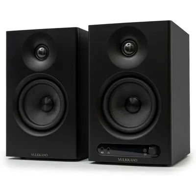 Altavoces VULKKANO PRO4 Bluetooth TRS RCA 80W con control EQ compacto