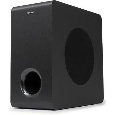 Soundbar Vulkkano SUB6 MKII RCA 60W Schwarze Eiche Kompaktgehäuse
