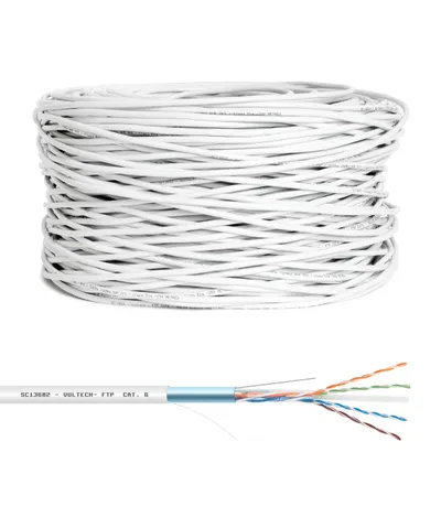 Netzwerkkabel VULTECH SC13602-305 305 m Cat6 F/UTP Weiß PVC rund