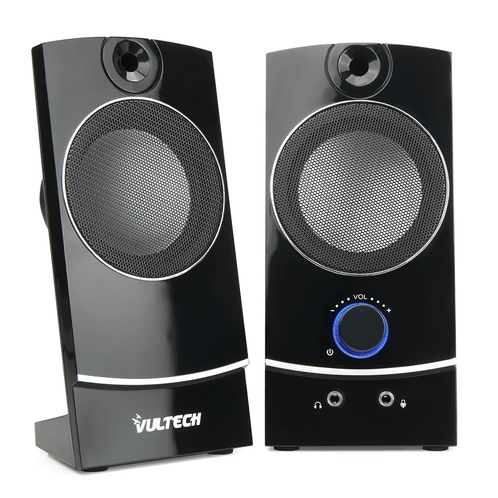 Lautsprecher Vultech 2-Wege kabelgebunden 3W mit Drehregler und LED