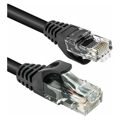 Vultech Cat6, 0,5 m Netzwerkkabel Schwarz 0,5 m U/UTP (UTP)