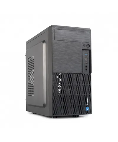 Gehäuse Vultech VCO-M1699P Mini Tower micro ATX 250W Schwarz