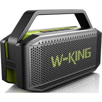 Lautsprecher W-King Bluetooth 60W Wasserdicht IPX6 Leistungsstark