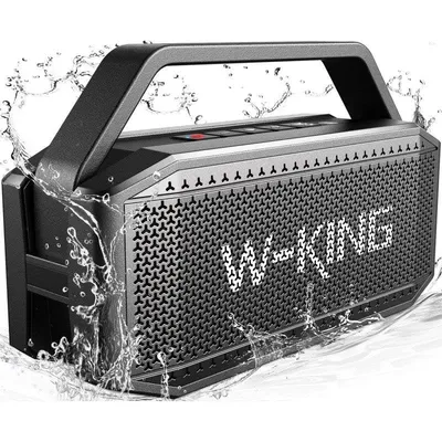 Lautsprecher W-King Bluetooth 60W RMS mit tiefen Bässen und wasserdicht