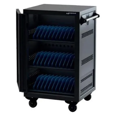 Wacebo Europa TeachBus Six Mobile Device Handling Cart Edelstahl