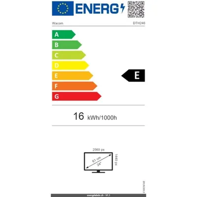 Grafiktablett Wacom Cintiq 24 Touch DTH246E 24" Multi-Touch USB
