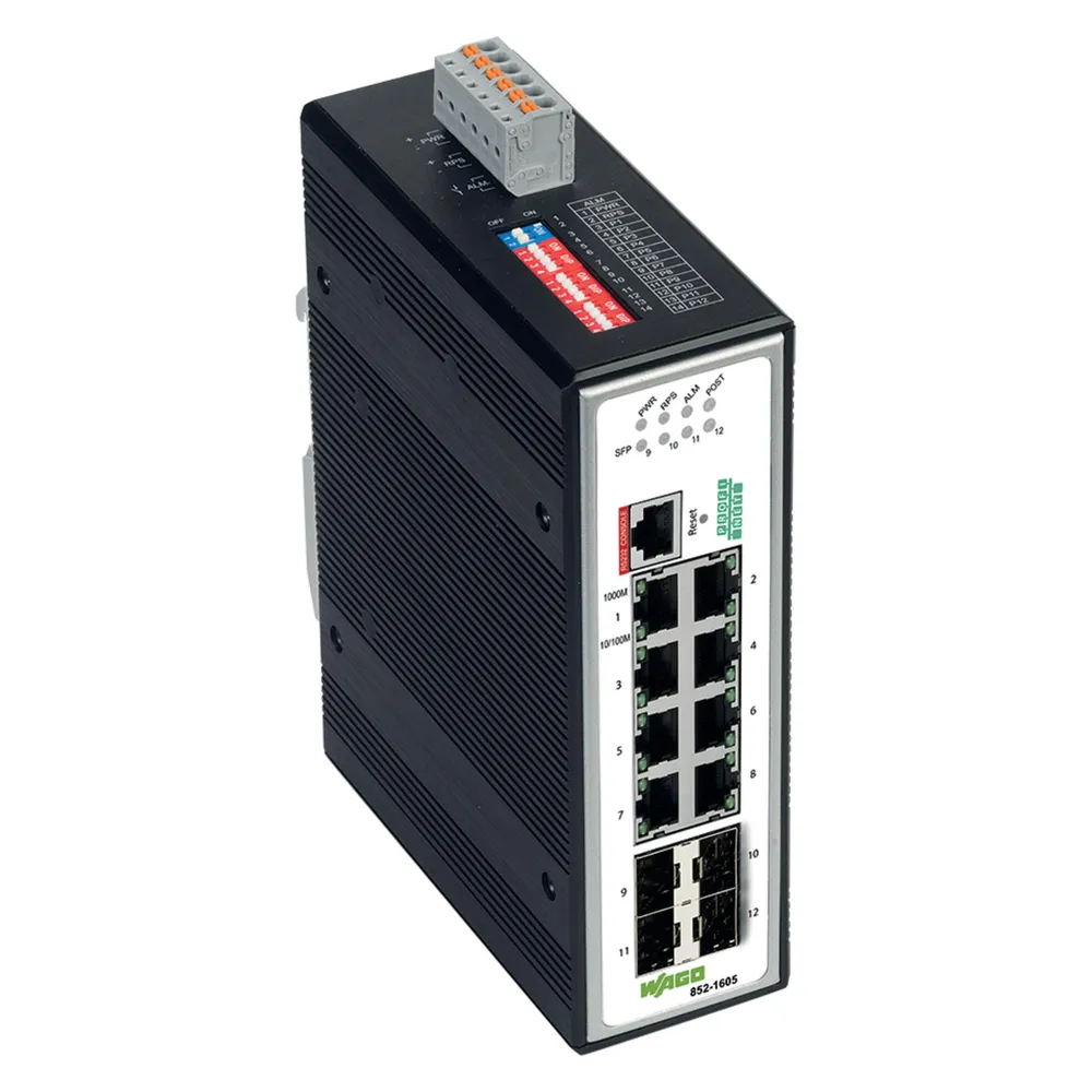 Wago 852-1605 INDUSTRIAL-MANAGED-SWITCH