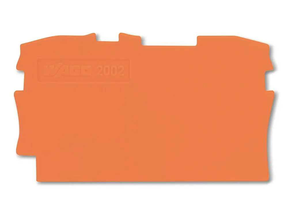 WAGO Abschluss- und Zwischenplatte, 2002-1292, orange