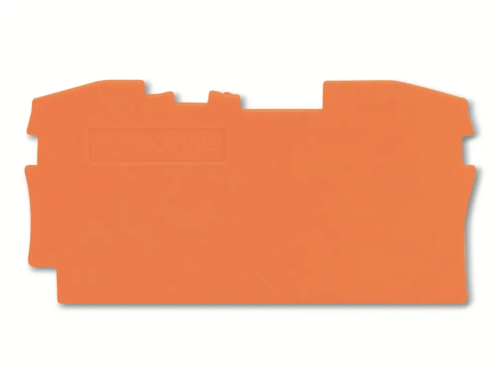 WAGO Abschluss- und Zwischenplatte, 2006-1292, orange