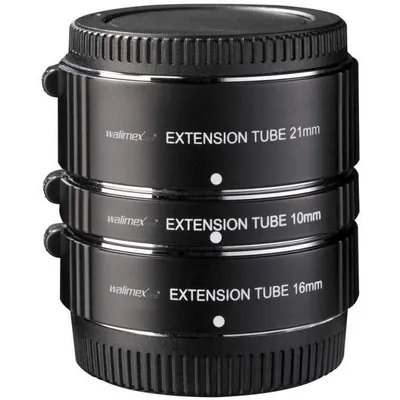 Walimex Pro Makro Extender Ring Set für Micro Four Thirds