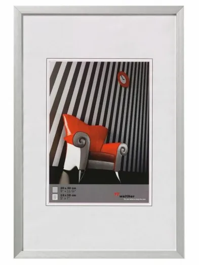 Walther AJ030S Chair Aluminiumrahmen 20x30cm silber