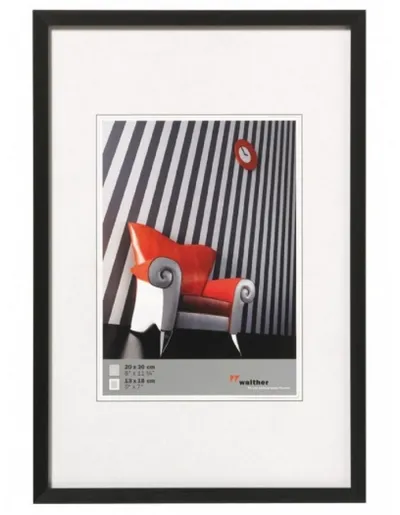 Walther AJ050B Aluminiumrahmen Chair 40x50cm schwarz