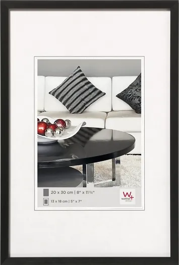 Walther AJ130B Alurahmen Chair 21x29,7cm schwarz