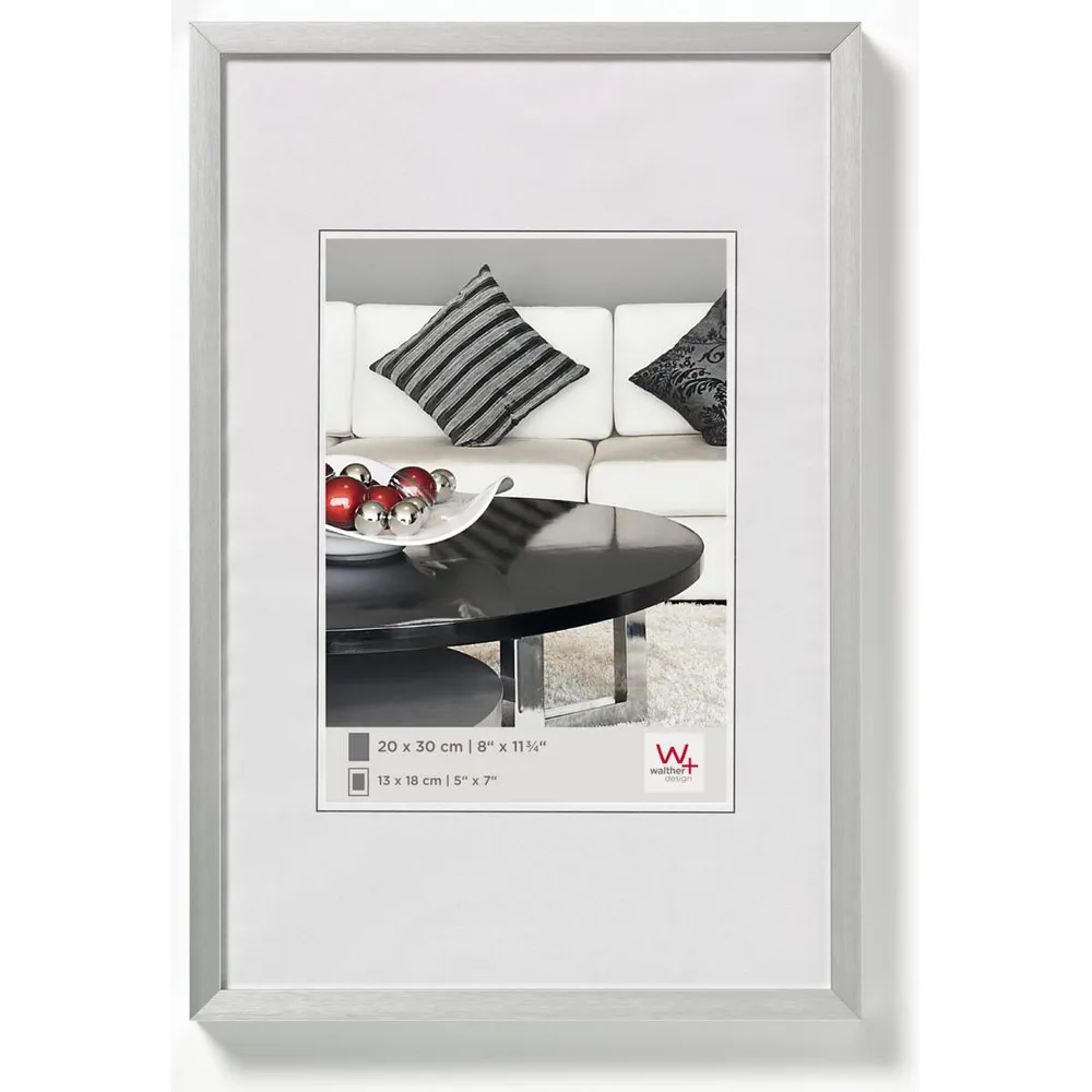 Walther Chair AJ318S Aluminiumrahmen 13x18cm silber